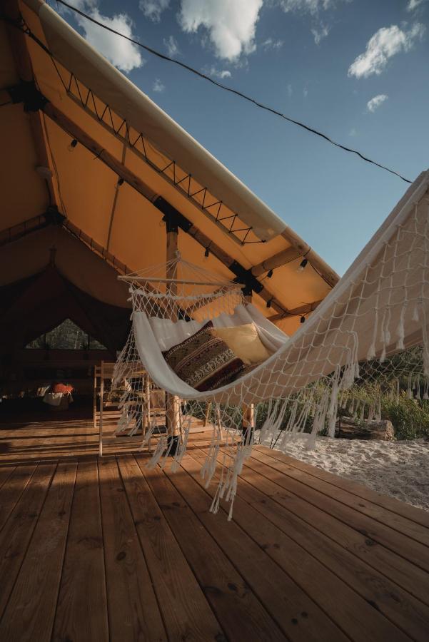 Glamping Mandra Hotel Zatoka Esterno foto
