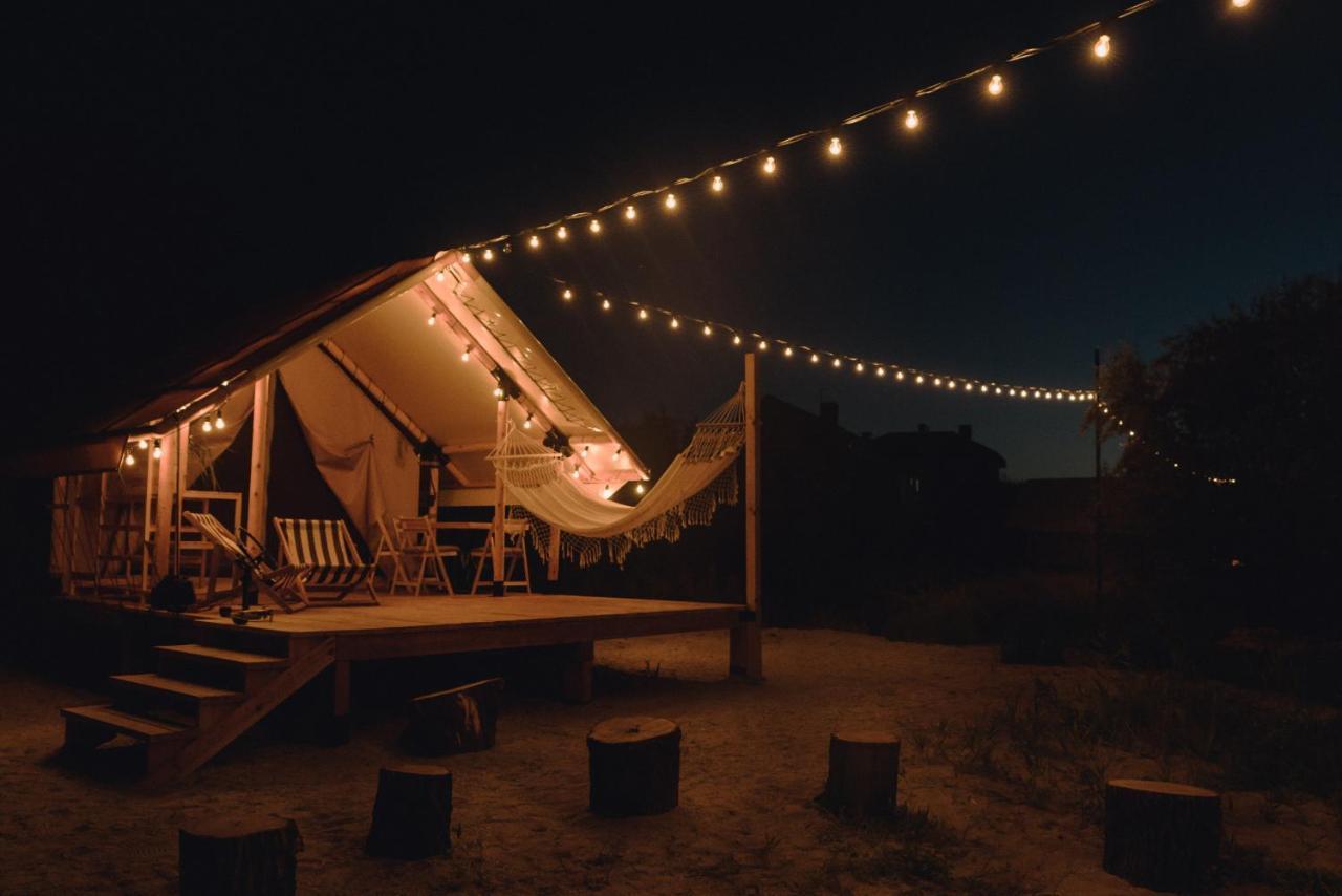 Glamping Mandra Hotel Zatoka Esterno foto